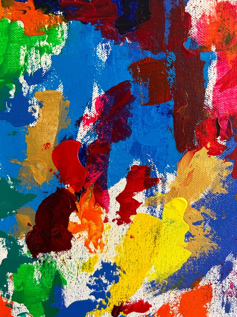 Original Abstract Expressionism Abstract Drawing by Violeta Allaberdieva
