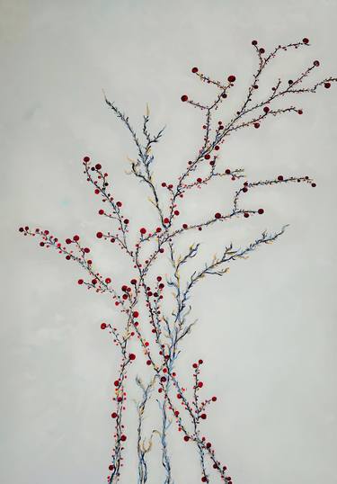 Original Contemporary Floral Paintings by Violeta Allaberdieva