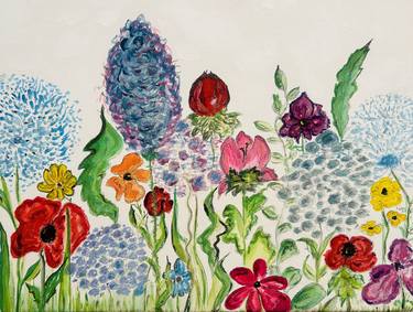 Original Conceptual Floral Paintings by Violeta Allaberdieva