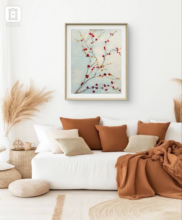 Original Impressionism Nature Painting by Violeta Allaberdieva