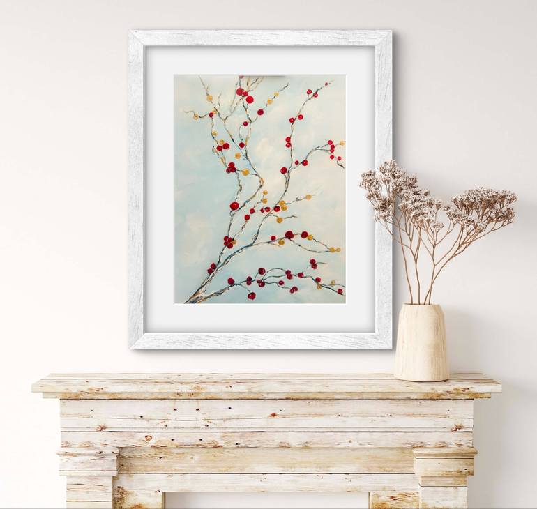 Original Impressionism Nature Painting by Violeta Allaberdieva