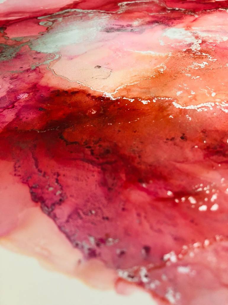 Original Modernism Abstract Painting by Violeta Allaberdieva