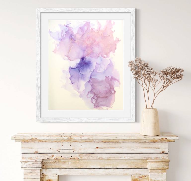 Original Impressionism Abstract Painting by Violeta Allaberdieva