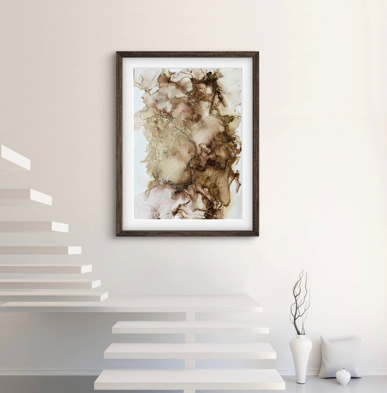 Original Abstract Painting by Violeta Allaberdieva