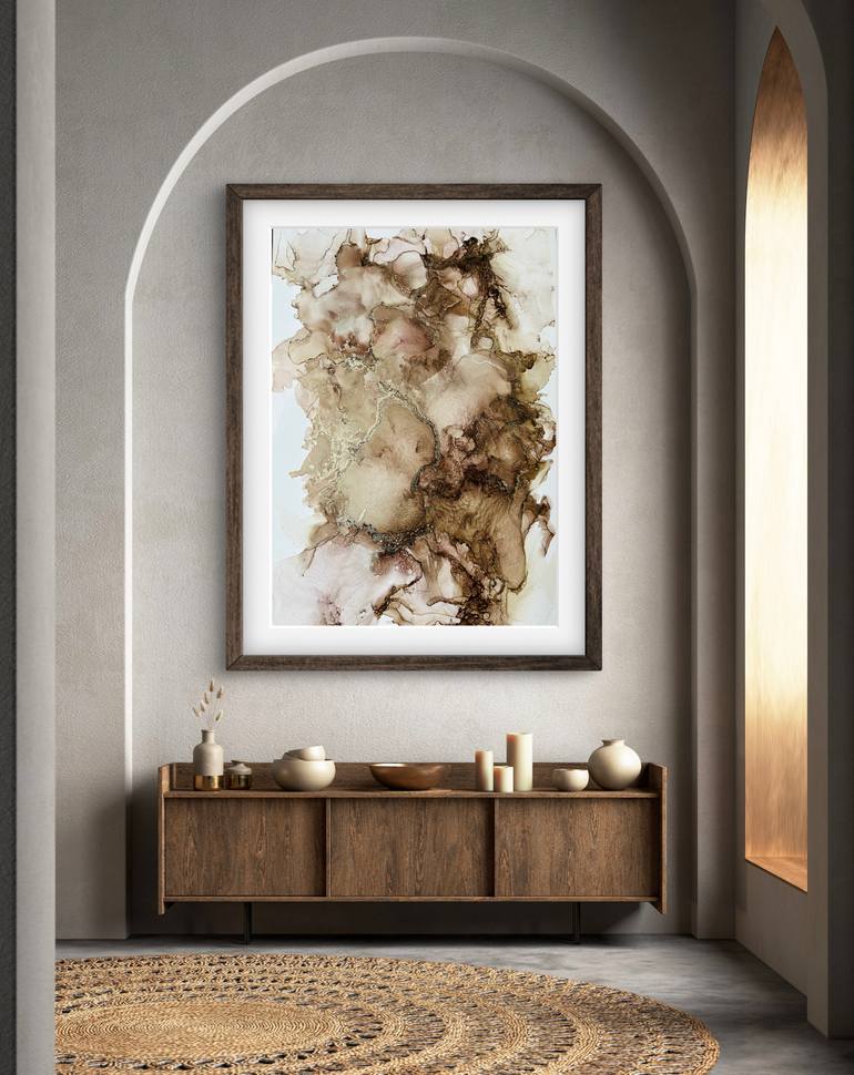 Original Abstract Painting by Violeta Allaberdieva