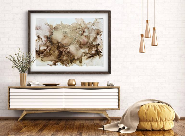 Original Abstract Painting by Violeta Allaberdieva
