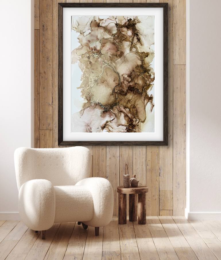 Original Abstract Painting by Violeta Allaberdieva