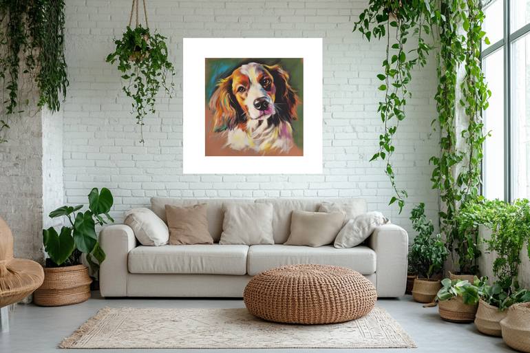 Original Abstract Dogs Digital by Natalia Kaminskaya
