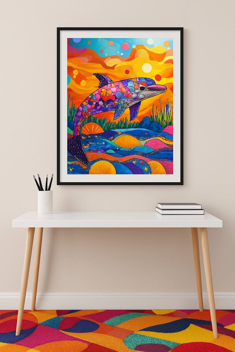 Original Abstract Expressionism Abstract Digital by Natalia Kaminskaya