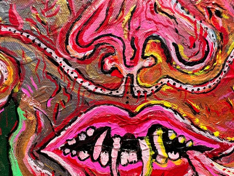 Original Abstract Expressionism Abstract Drawing by Serg Graff