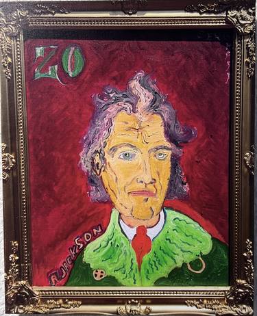 PRINT On Canvas, Portrait Of Andrew Jackson By Serg Graff COA thumb