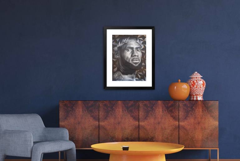 Original Photorealism Pop Culture/Celebrity Drawing by T Ais