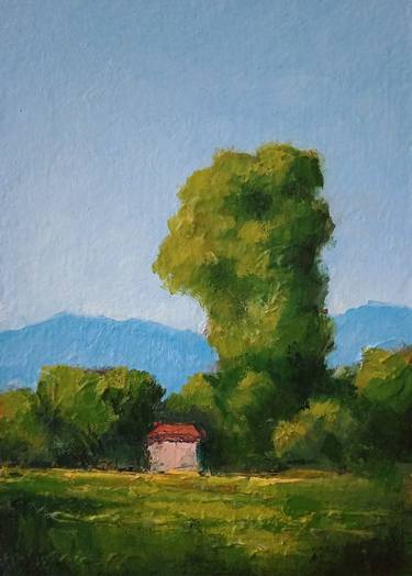 Summer Landscape Oil Painting thumb
