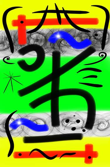 Original Expressionism Abstract Digital by Della Erlita Melati