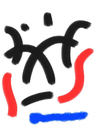 Original Abstract Expressionism Abstract Digital by Della Erlita Melati