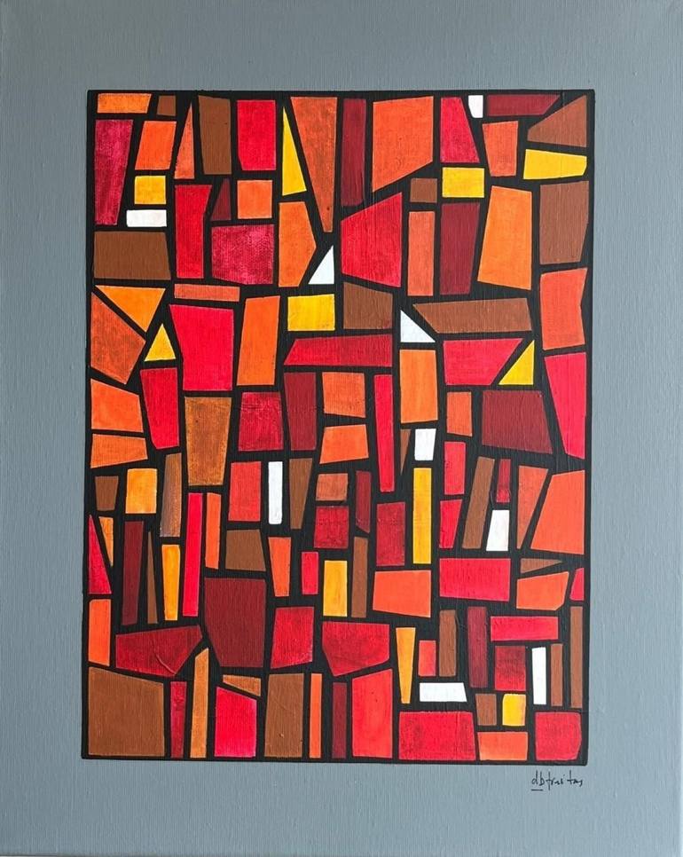 Original Abstract Painting by Duarte B Freitas