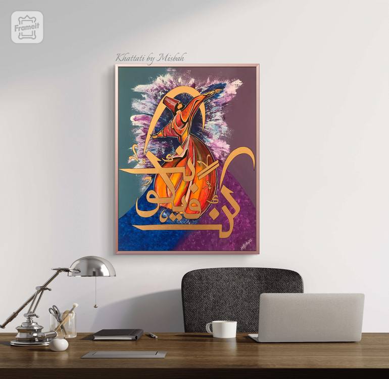 Original Abstract Painting by Misbah Farhan 