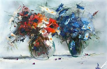 Original Fine Art Still Life Paintings by Aleksandar Asenov