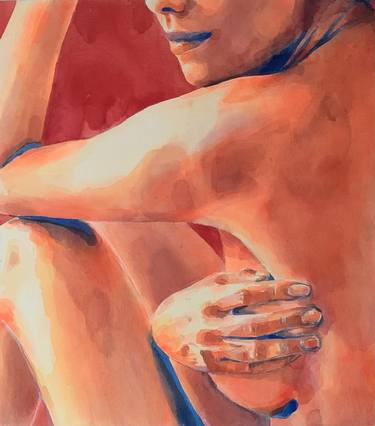 Original Abstract Expressionism Body Paintings by Alina Lobanova