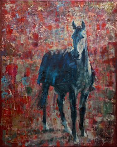 Print of Horse Paintings by Simon Polkinghorn