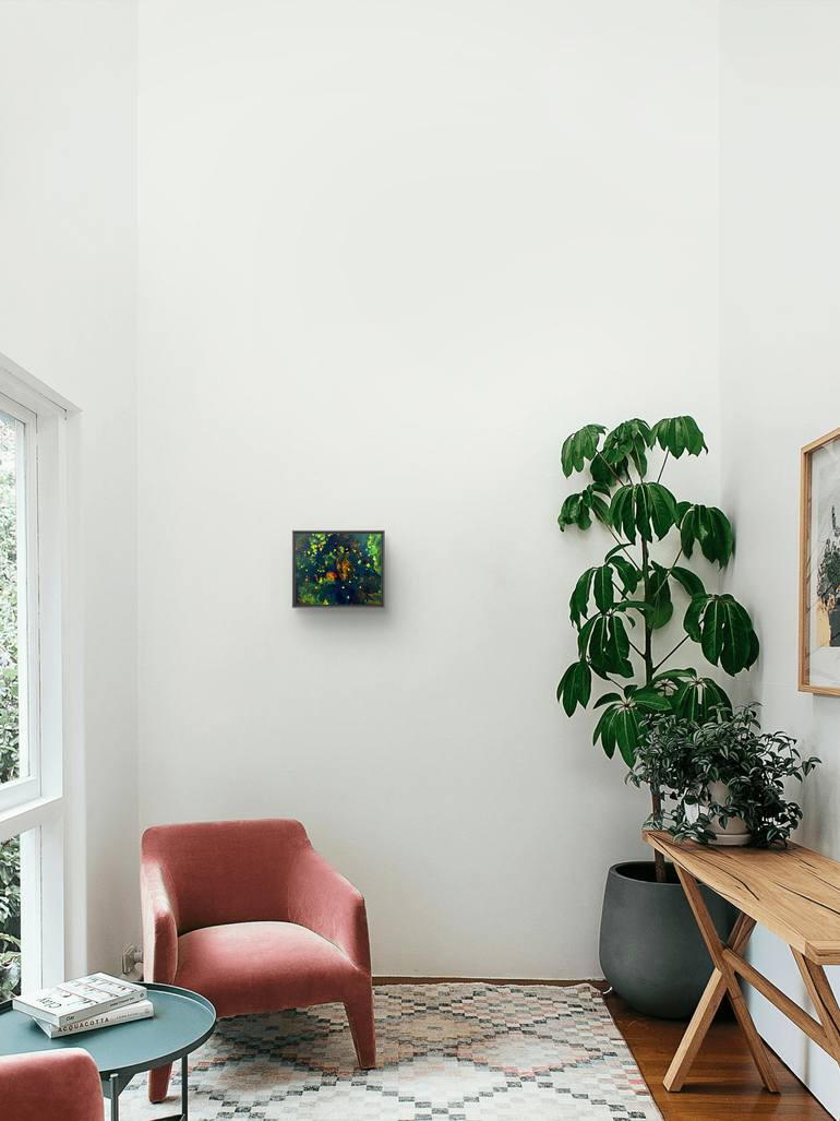 Original Abstract Expressionism Abstract Painting by Hanz Human
