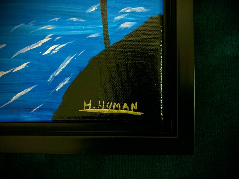 Original Contemporary Beach Painting by Hanz Human