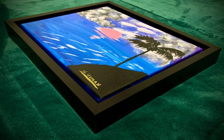 Original Contemporary Beach Painting by Hanz Human