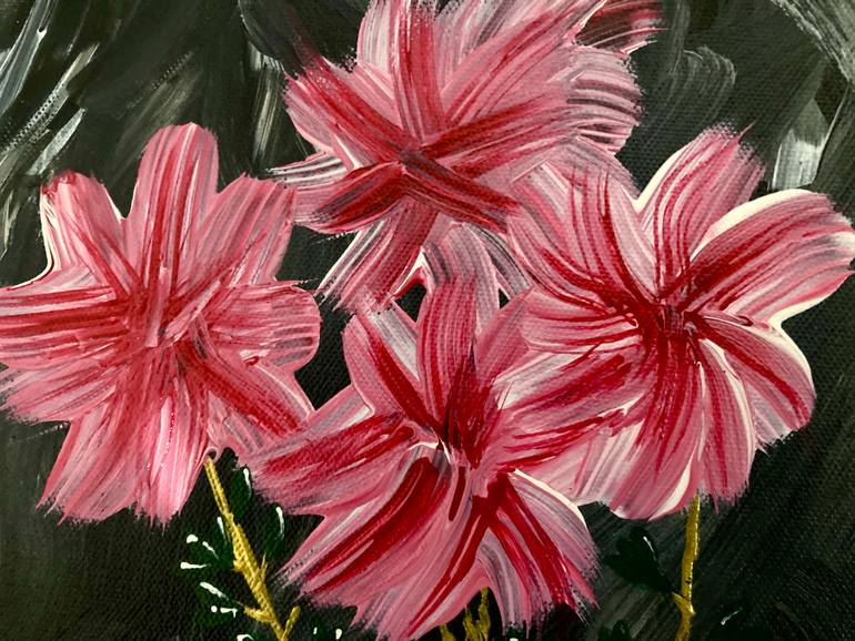 Original Abstract Expressionism Abstract Painting by Hanz Human