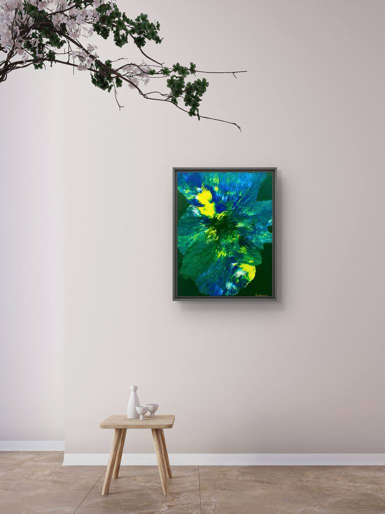 Original Abstract Expressionism Abstract Painting by Hanz Human