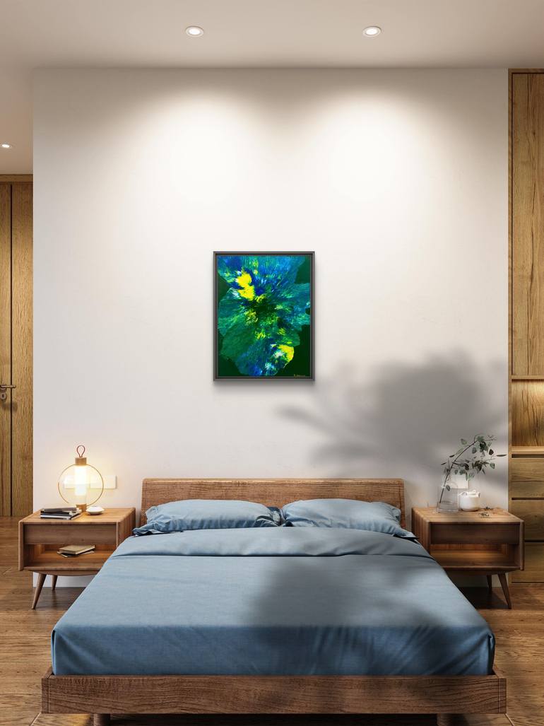 Original Abstract Expressionism Abstract Painting by Hanz Human