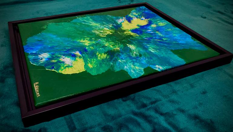 Original Abstract Expressionism Abstract Painting by Hanz Human