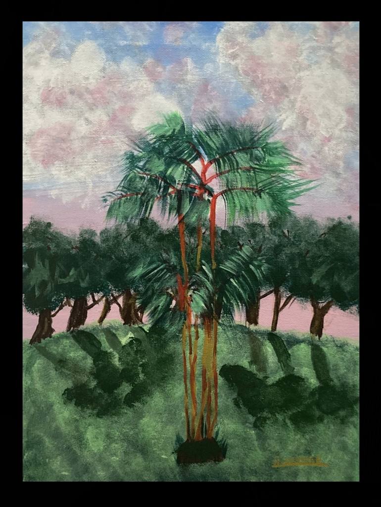Original Abstract Expressionism Nature Paintings by Hanz Human