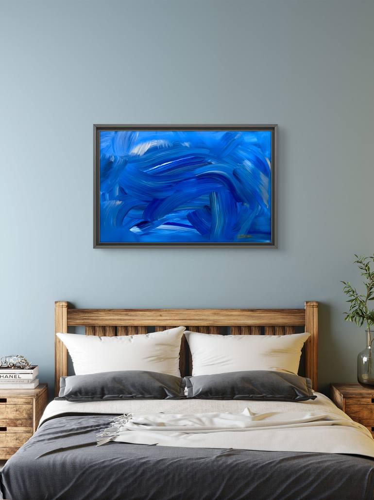 Original Abstract Expressionism Abstract Painting by Hanz Human