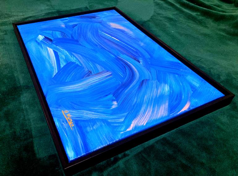 Original Abstract Expressionism Abstract Painting by Hanz Human