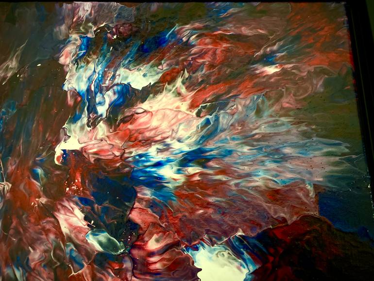 Original Abstract Expressionism Abstract Painting by Hanz Human