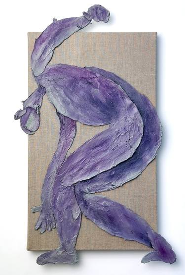 Original Abstract People Mixed Media by Seonwook Park
