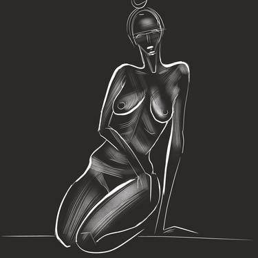 Print of Nude Digital by Vitaliia Melnyk