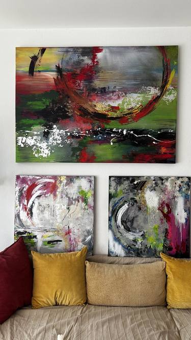 Original Abstract Expressionism Abstract Painting by Aniri Stevilsam