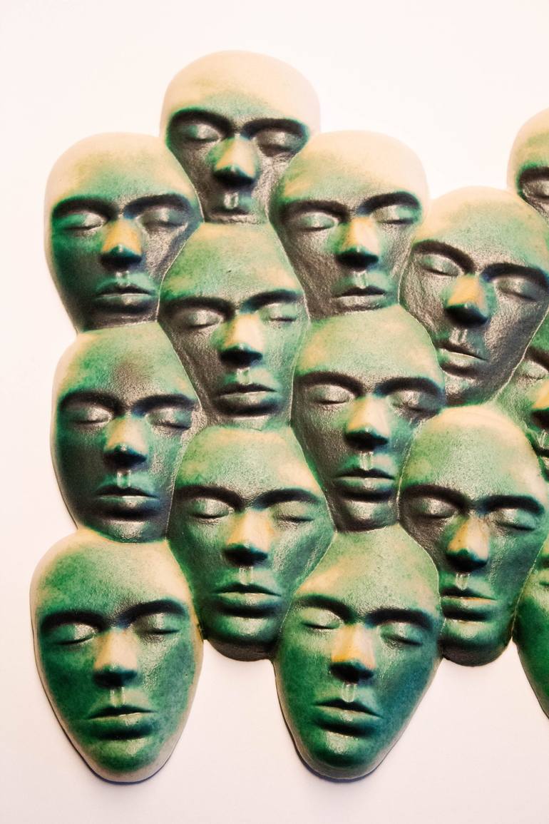 Original People Sculpture by Joan Pradell