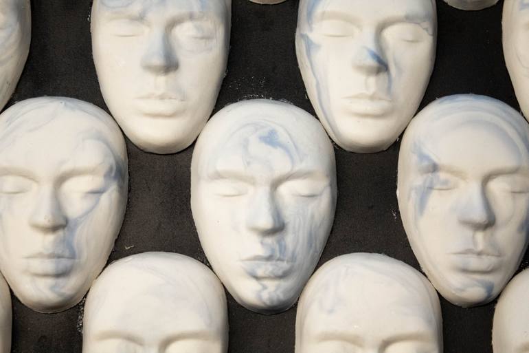 Original Contemporary People Sculpture by Joan Pradell