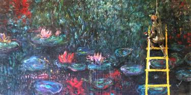 Original Abstract Botanic Paintings by Adriana Calanche