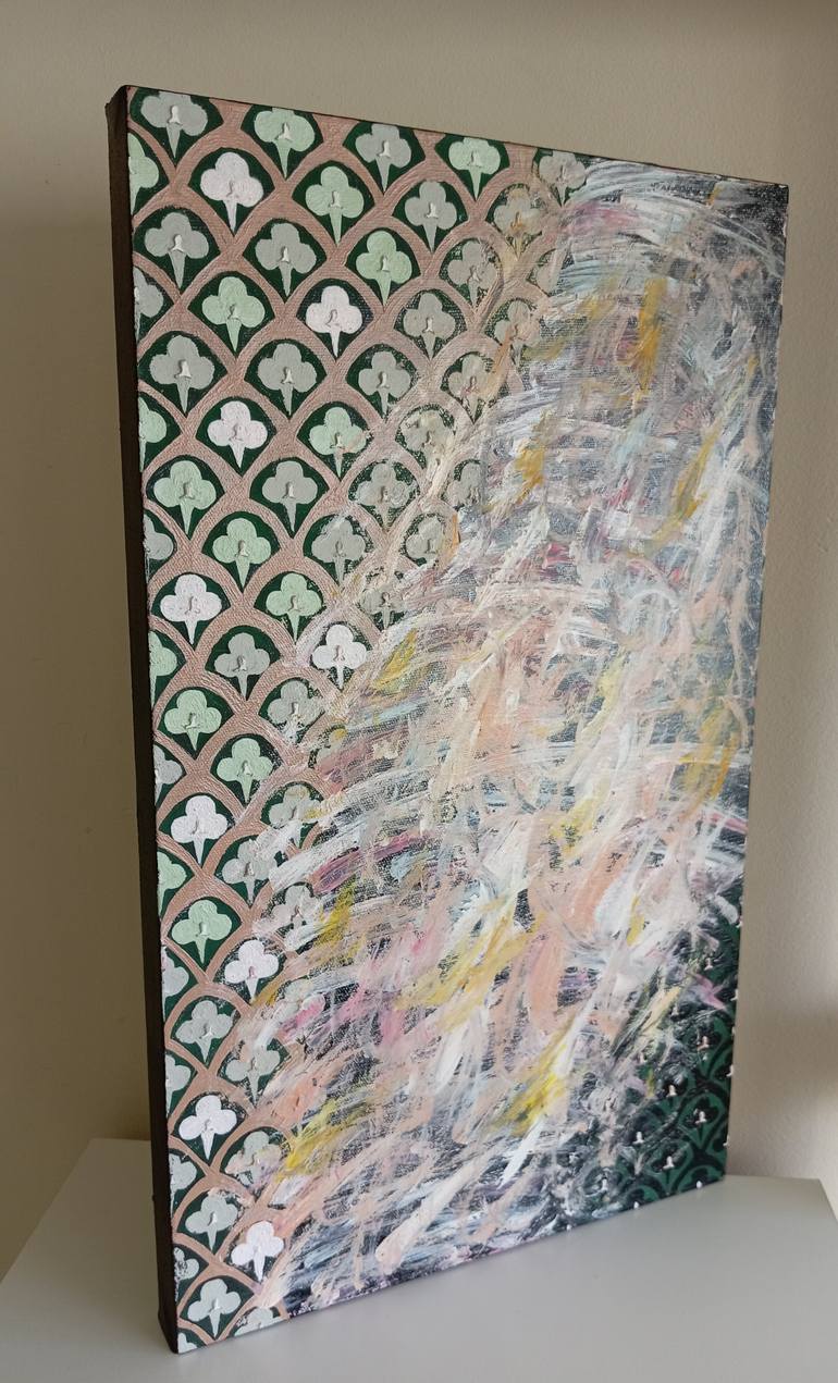 Original Black & White Abstract Painting by Anna Andiainen