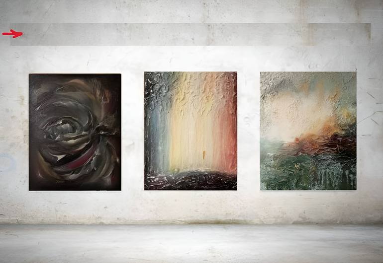Original Black & White Nature Painting by Anna Andiainen
