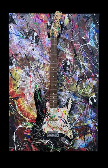 Fender Abstract Guitar Art thumb