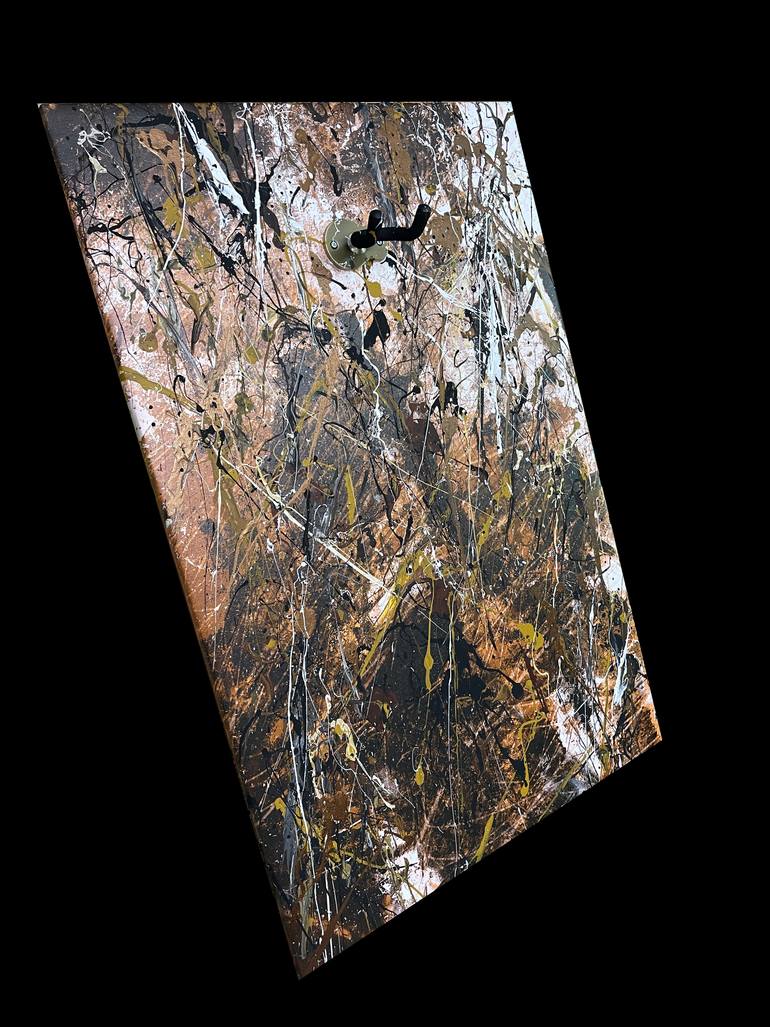 Original Abstract Music Mixed Media by Michael Valentine