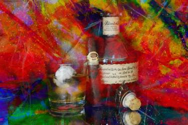 Padron 1926 Cigar and Blantons Bourbon Abstract Painting thumb