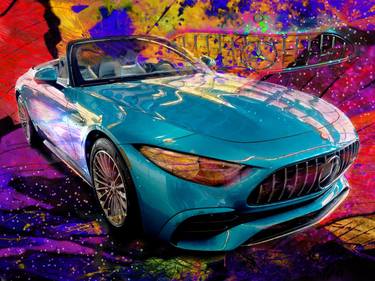 Abstract Mercedes AMG SL 43 Roadster thumb