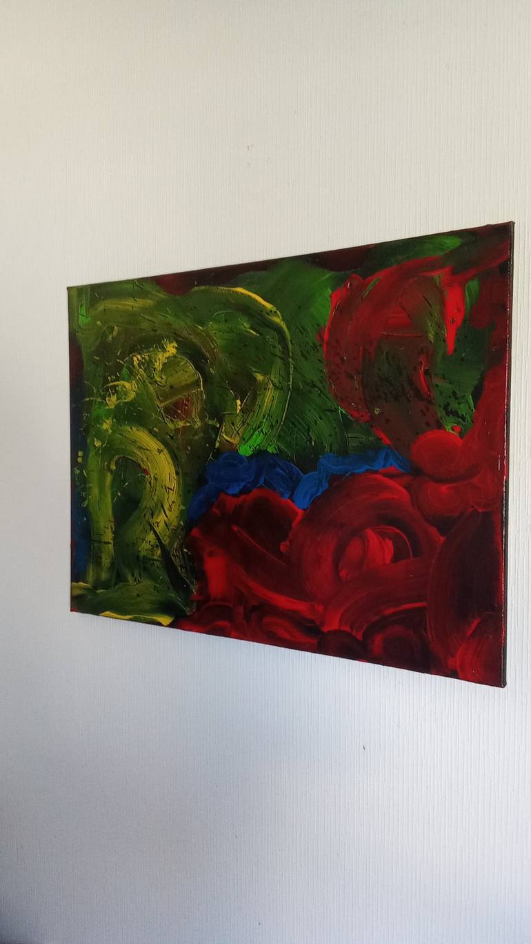 Original Abstract Painting by Malik Hansen