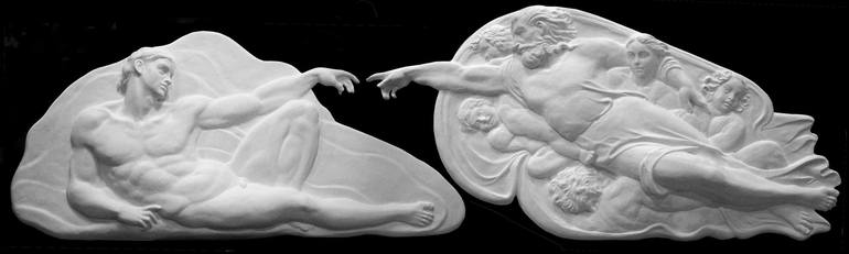 Original Classical mythology Sculpture by Val Jelobinski