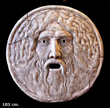Original Portraiture Classical Mythology Sculpture by Val Jelobinski